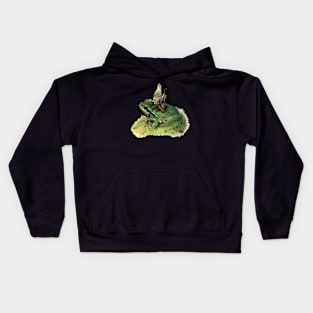 with frog Kids Hoodie